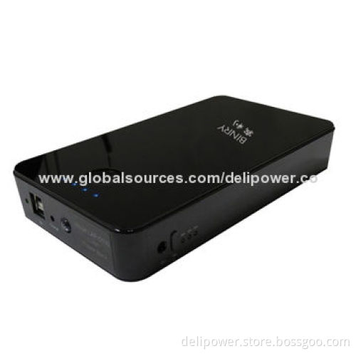 High-performance Lithium Battery Power Bank with 2 x USB 5V x 2, 2 x 12/19/24V DC
